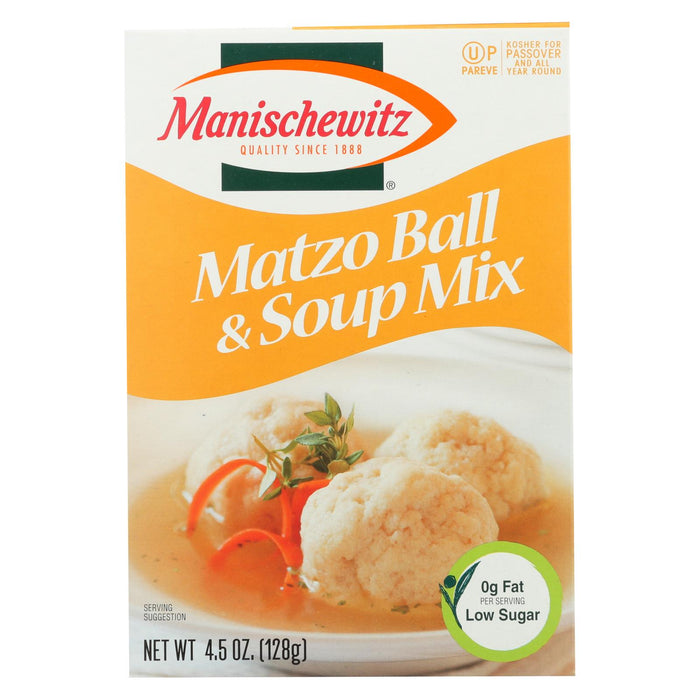 Manischewitz Matzo Ball And Soup Mix - Case Of 24 - 4.5 Oz.