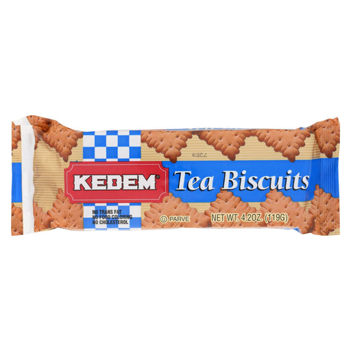 Kedem Tea Biscuits - Plain - Case Of 24 - 4.2 Oz.