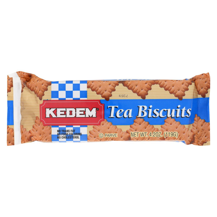 Kedem Tea Biscuits - Plain - Case Of 24 - 4.2 Oz.