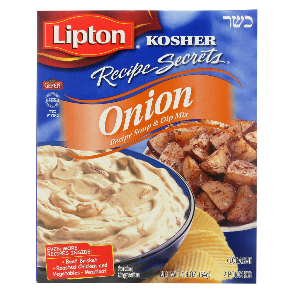 Lipton Kosher Recipe Secrets Onion Soup - Case Of 12 - 1.9 Oz.
