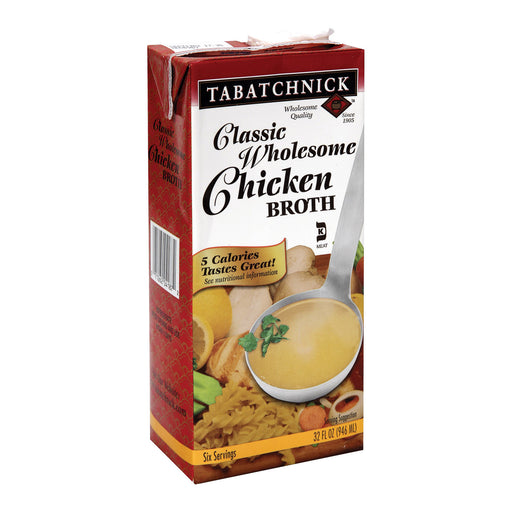 Tabatchnick Classic Wholesome Chicken Broth - Case Of 12 - 32 Fl Oz.