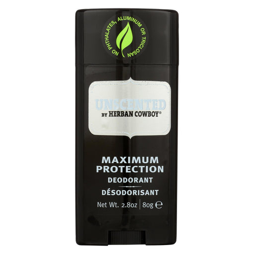 Herban Cowboy Deodorant Unscented - 2.8 Oz