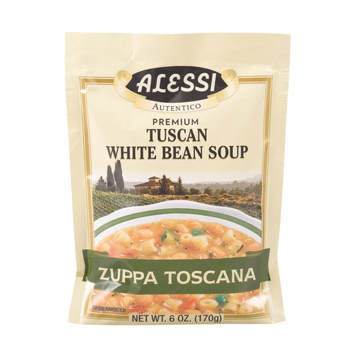 Alessi Tuscan - White Bean Soup - Case Of 6 - 6 Oz.