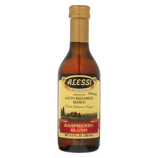 Alessi Vinegar - White Balsamic Raspberry Blush - Case Of 6 - 8.5 Fl Oz.
