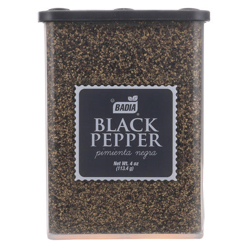 Badia Spices Pepper - Black - Ground - 4 Oz - Case Of 12