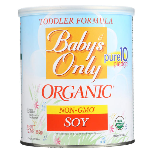 Baby's Only Organic Soy Iron Fortified Toddler Formula - Soy Formula - Case Of 6 - 12.7 Oz.