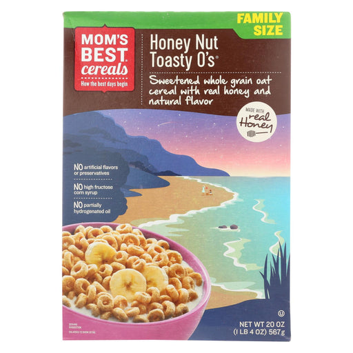 Mom's Best Naturals Honey Nuttoasty O?s - Case Of 10 - 20 Oz.