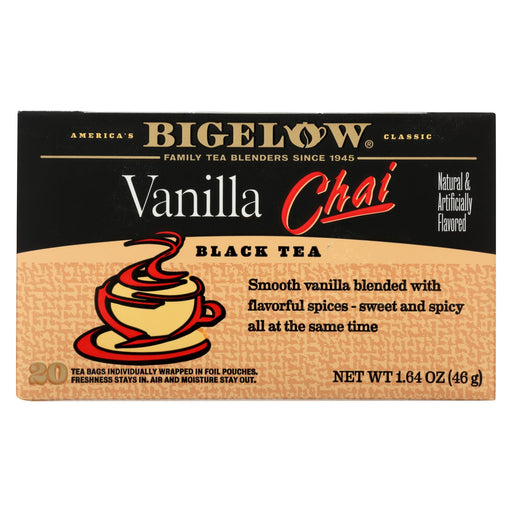 Bigelow Tea Tea - Chai Vanilla - Case Of 6 - 20 Bag