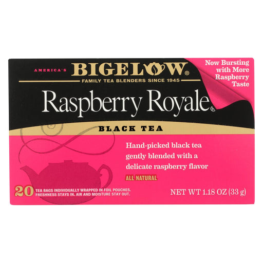 Bigelow Tea Raspberry Royale Black Tea - Case Of 6 - 20 Bags