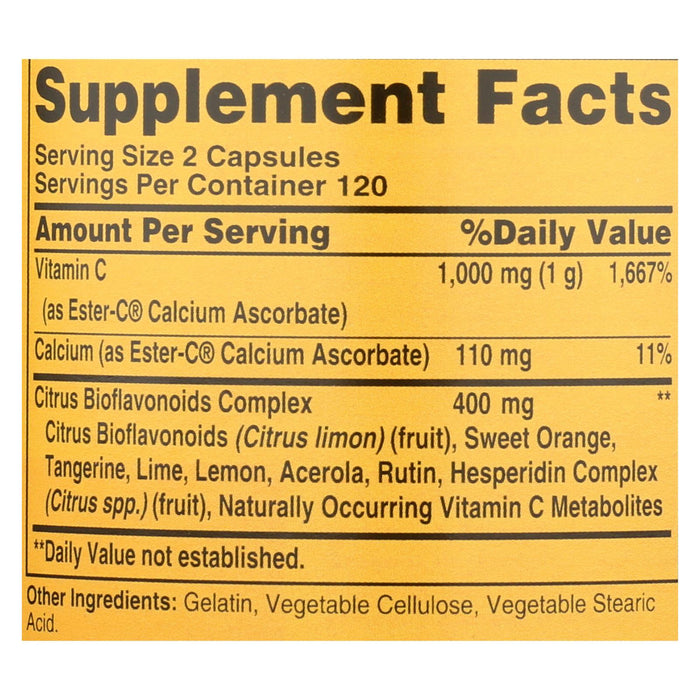 American Health Ester-c With Citrus Bioflavonoids - 500 Mg - 240 Capsules