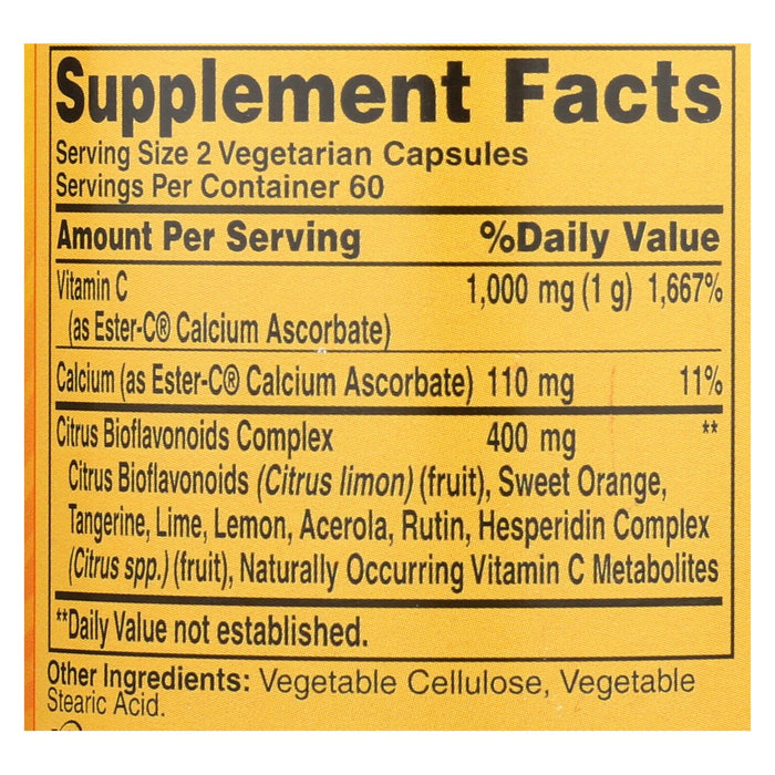American Health Ester-c With Citrus Bioflavonoids - 500 Mg - 120 Vegetarian Capsules