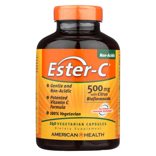 American Health Ester-c With Citrus Bioflavonoids - 500 Mg - 240 Vegetarian Capsules