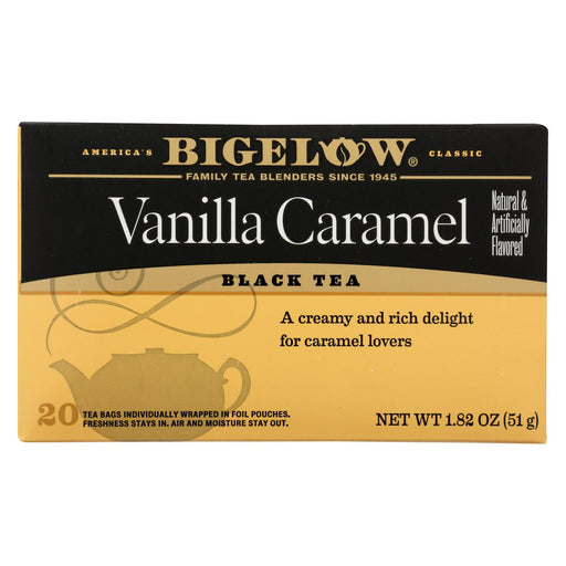 Bigelow Tea Vanilla Caramel Black Tea - Case Of 6 - 20 Bags