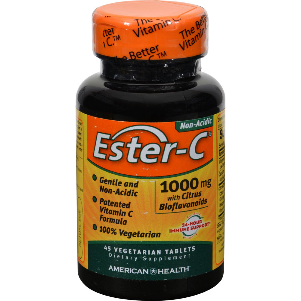 American Health Ester-c With Citrus Bioflavonoids - 1000 Mg - 45 Vegetarian Tablets