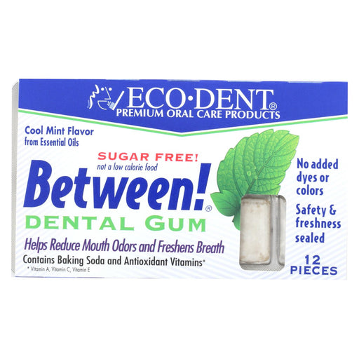 Eco-dent Between Dental Gum - Mint - Case Of 12 - 12 Pack