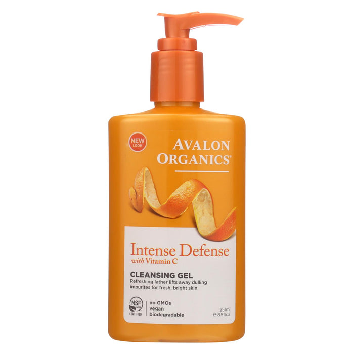 Avalon Organics Refreshing Cleansing Gel Vitamin C - 8.5 Fl Oz
