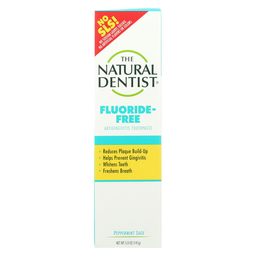 Natural Dentist Fluoride Free Toothpaste Pepperrmint Sage - 5 Oz