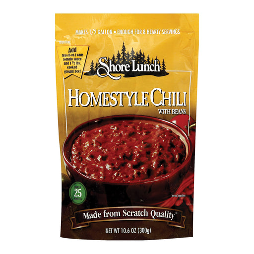 Shore Lunch Soup Mix - Chili With Bean - Case Of 6 - 10.6 Oz