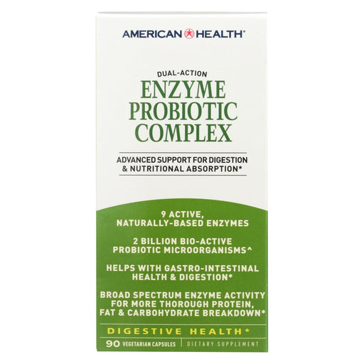 American Health Enzyme Probiotic Complex - 90 Vegetarian Capsules