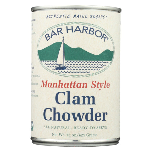 Bar Harbor Manhattan Clam Chowder Soup - Case Of 6 - 15 Oz.