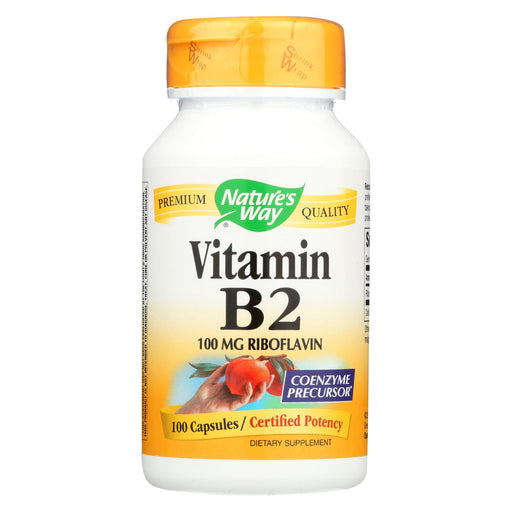 Nature's Way Vitamin B-2 - 100 Mg - 100 Capsules