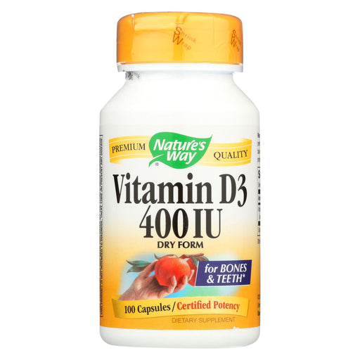 Nature's Way Vitamin D-400 - 400 Iu - 100 Capsules