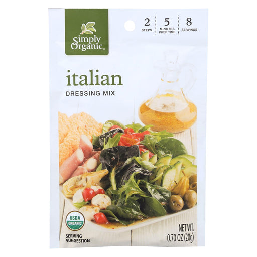 Simply Organic Italian Salad Dressing Mix - Case Of 12 - 0.7 Oz.