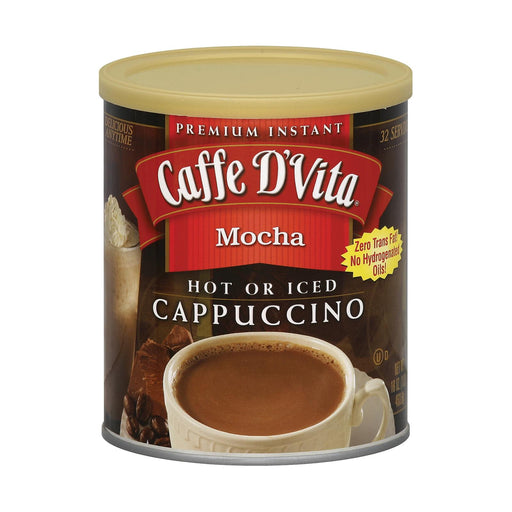 Caffe D'vita Cappuccino - Mocha - Case Of 6 - 16 Oz.