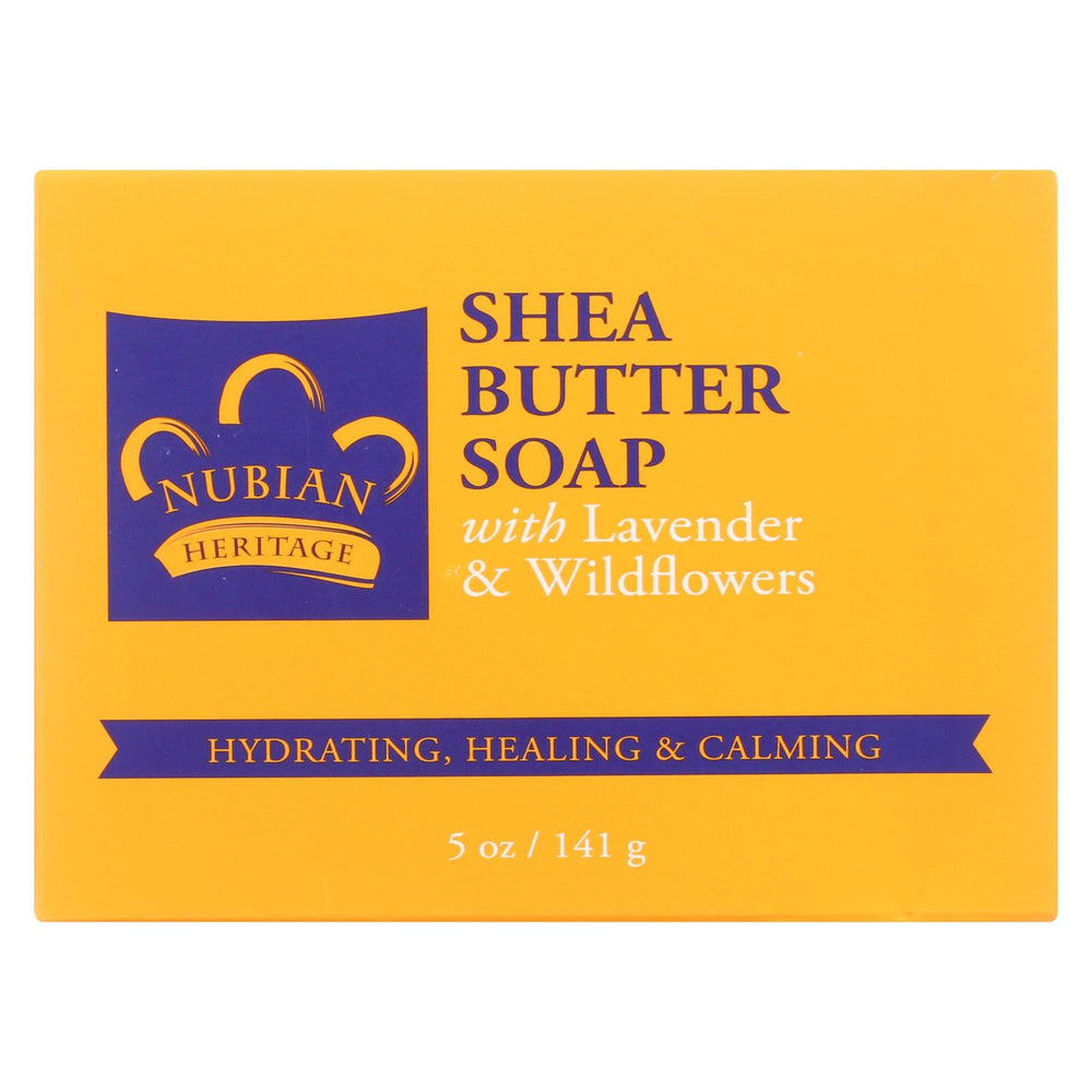 Nubian Heritage Bar Soap Lavender And Wildflowers - 5 Oz