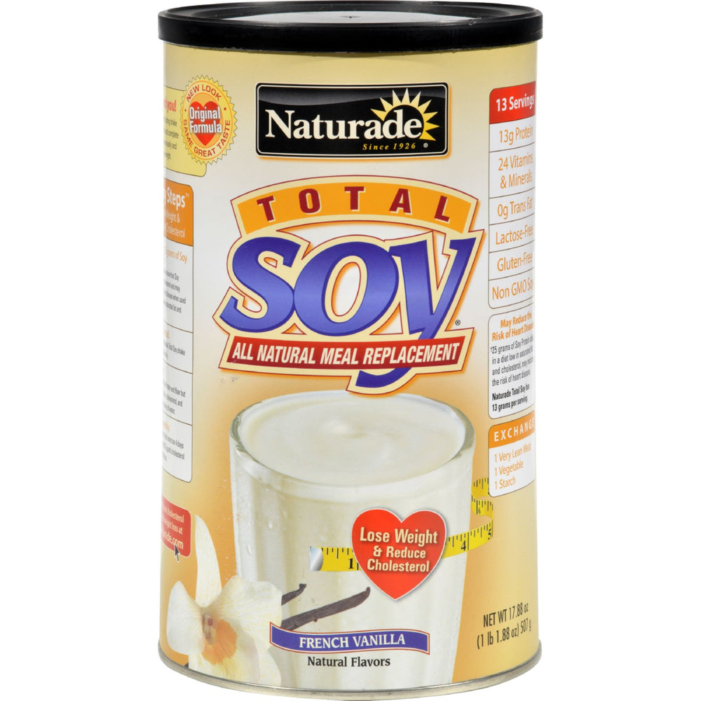 Naturade Total Soy Meal Replacement French Vanilla - 18 Oz
