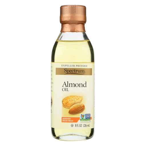Spectrum Naturals Refined Sweet Almond Oil - Case Of 6 - 8 Fl Oz.