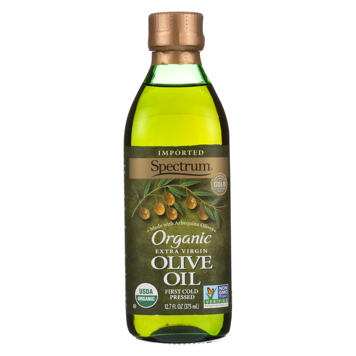 Spectrum Naturals Organic Unrefined Extra Virgin Olive Oil - Case Of 6 - 12.7 Fl Oz.