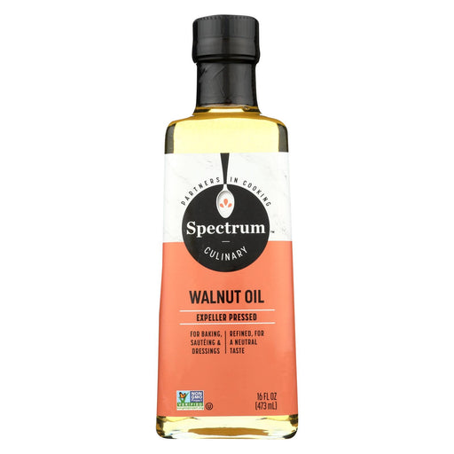 Spectrum Naturals Refined Walnut Oil - Case Of 12 - 16 Fl Oz.