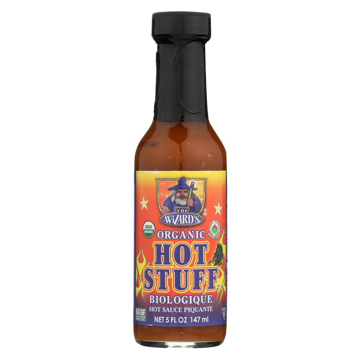Wizard Sauce - Hot Stuff - Case Of 12 - 5 Fl Oz.