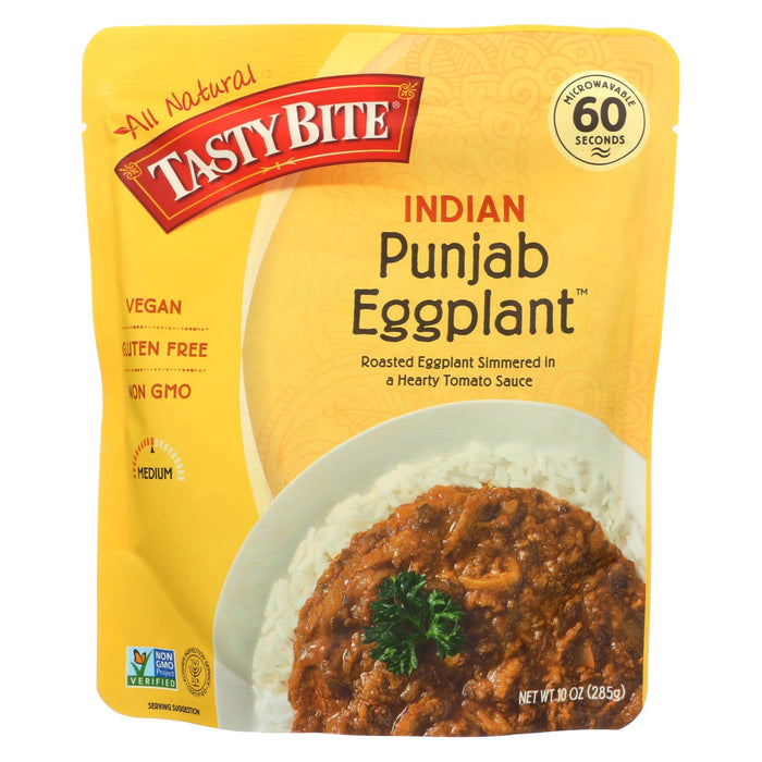 Tasty Bite Entree - Indian Cuisine - Punjab Eggplant - 10 Oz - Case Of 6