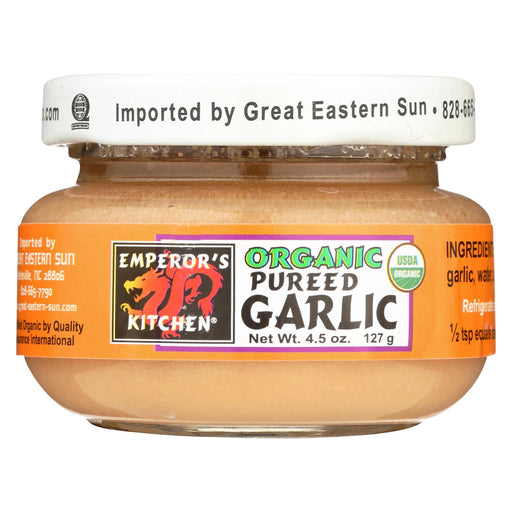 Emperor's Kitchen Organic Garlic - Pureed - Case Of 12 - 4.5 Oz.