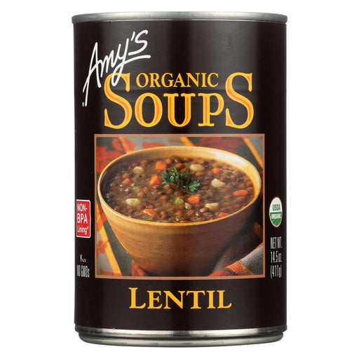 Amy's Organic Lentil Soup - Case Of 12 - 14.5 Oz