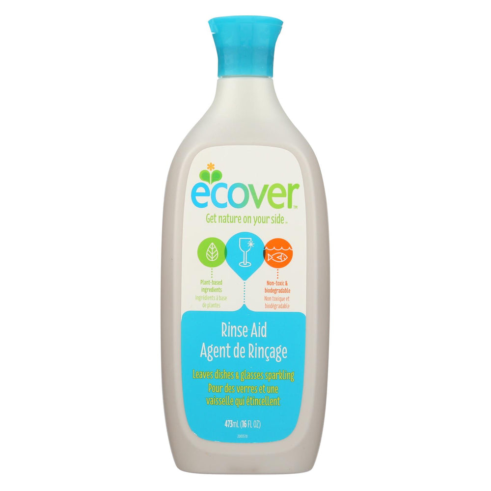 Ecover Rinse Aid For Dishwashers - Case Of 12 - 16 Fl Oz.