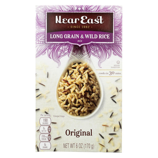 Near East Rice Pilaf Mix - Long Grain And Wild Rice - Case Of 12 - 6 Oz.