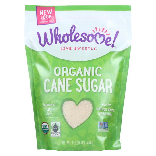 Wholesome Sweeteners Sugar - Organic - Milled - Unrefined - 1 Lb - Case Of 12