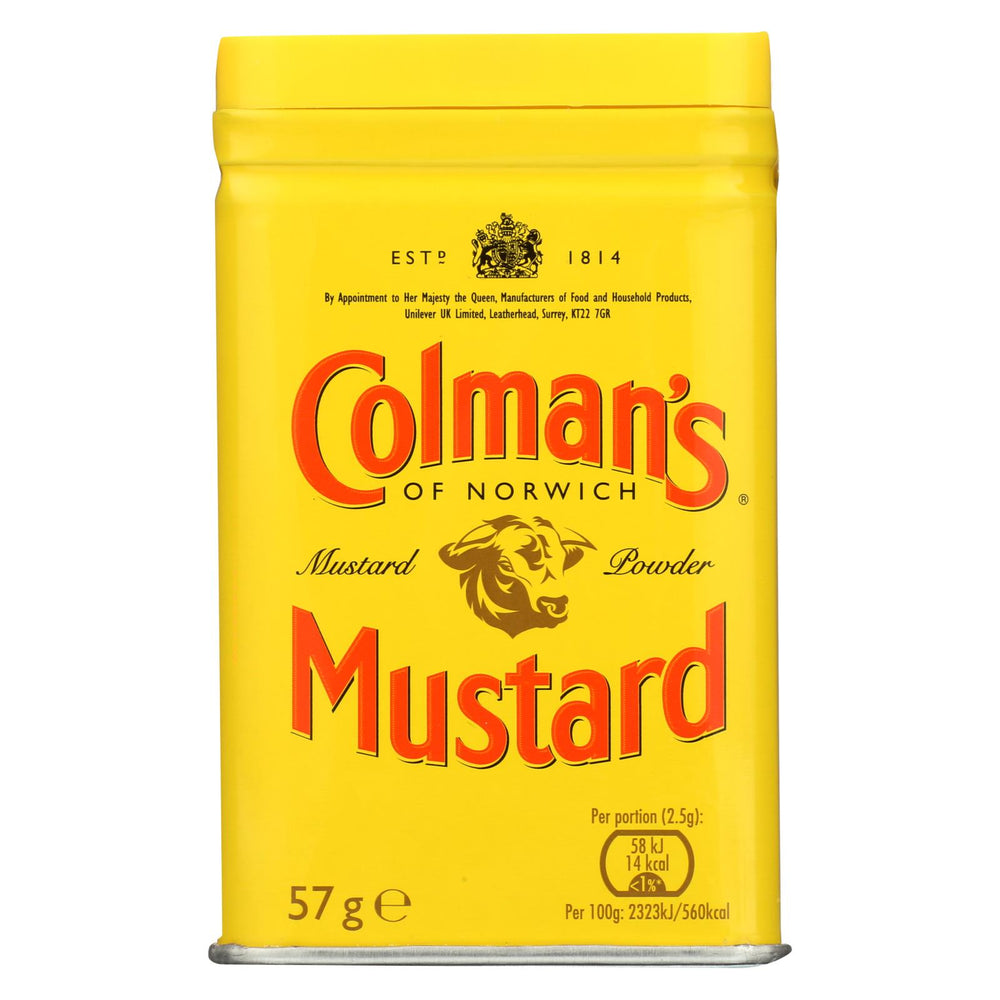 Colmans Dry Mustard Powder - 2 Oz - Case Of 12