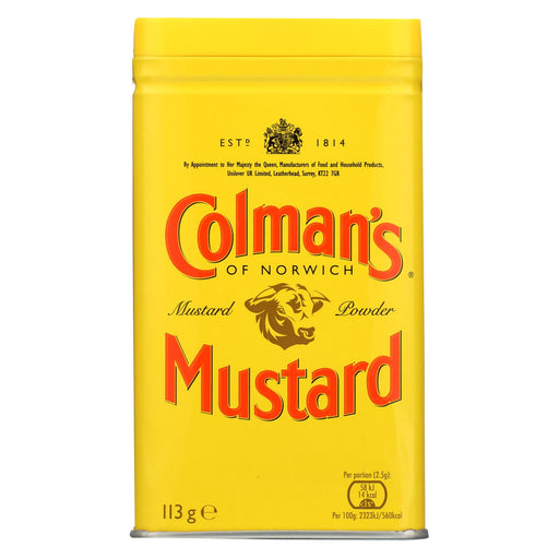 Colman Dry Mustard Powder - 4 Oz - Case Of 12