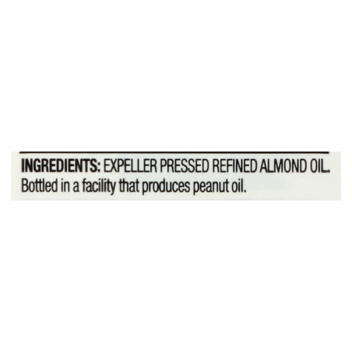 Spectrum Naturals Refined Sweet Almond Oil - Case Of 12 - 16 Fl Oz.