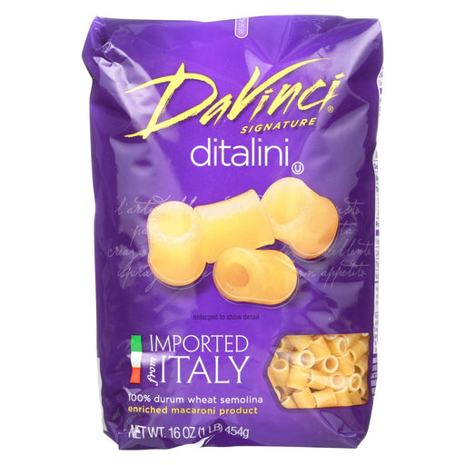 Davinci Pasta - Ditalini - Case Of 12 - 1 Lb.