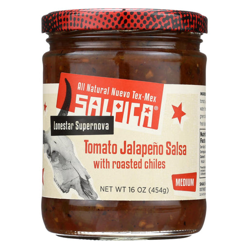 Salpica Salsas Dip - Tomato Jalape?o - Case Of 6 - 16 Oz.