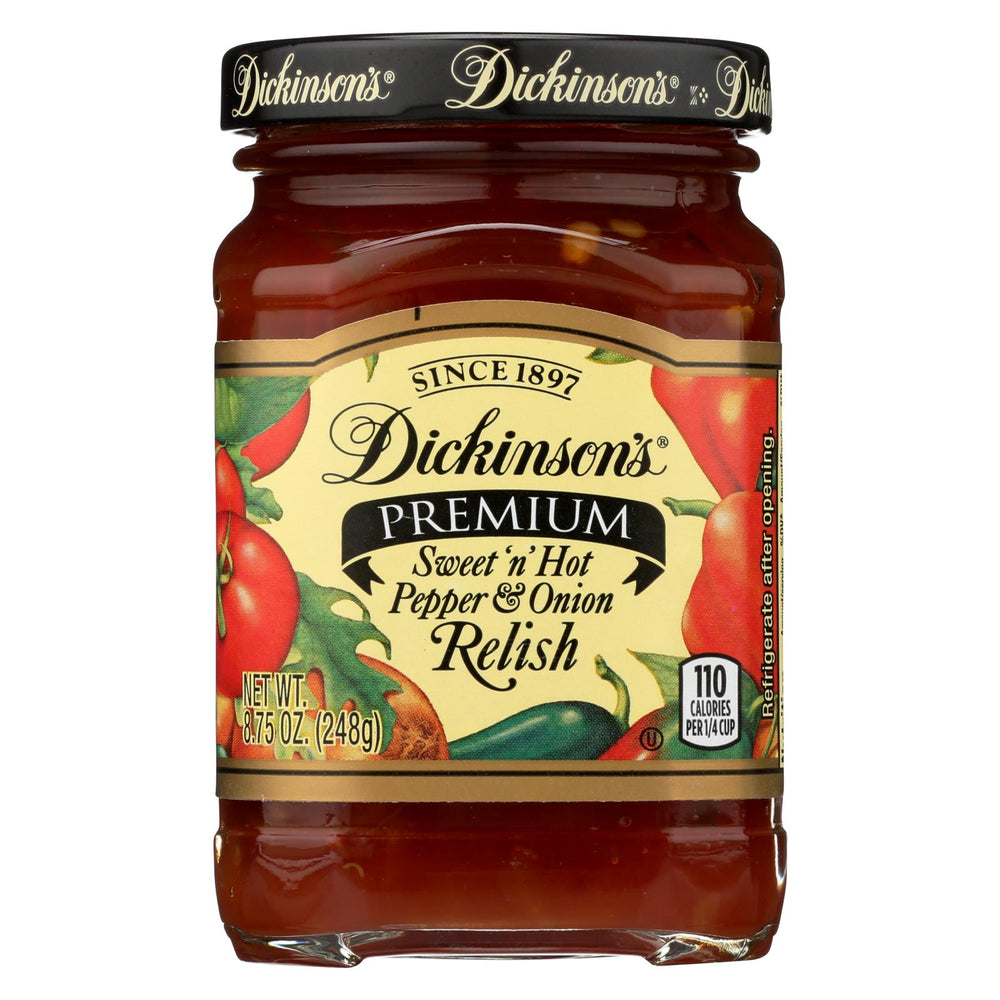 Dickinson Pepper Onion Relish - Case Of 6 - 8.75 Oz