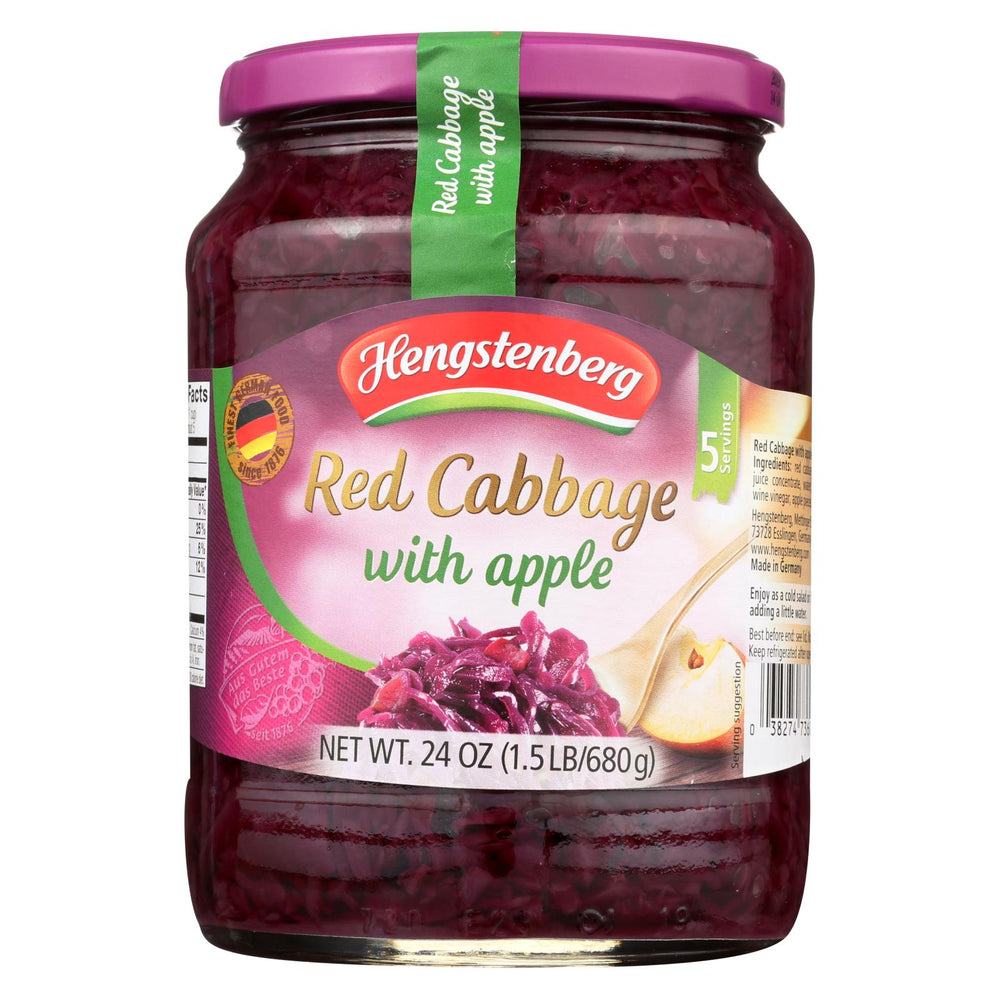 Hengstenberg Red Cabbage With Apple - Case Of 12 - 24.3 Oz.