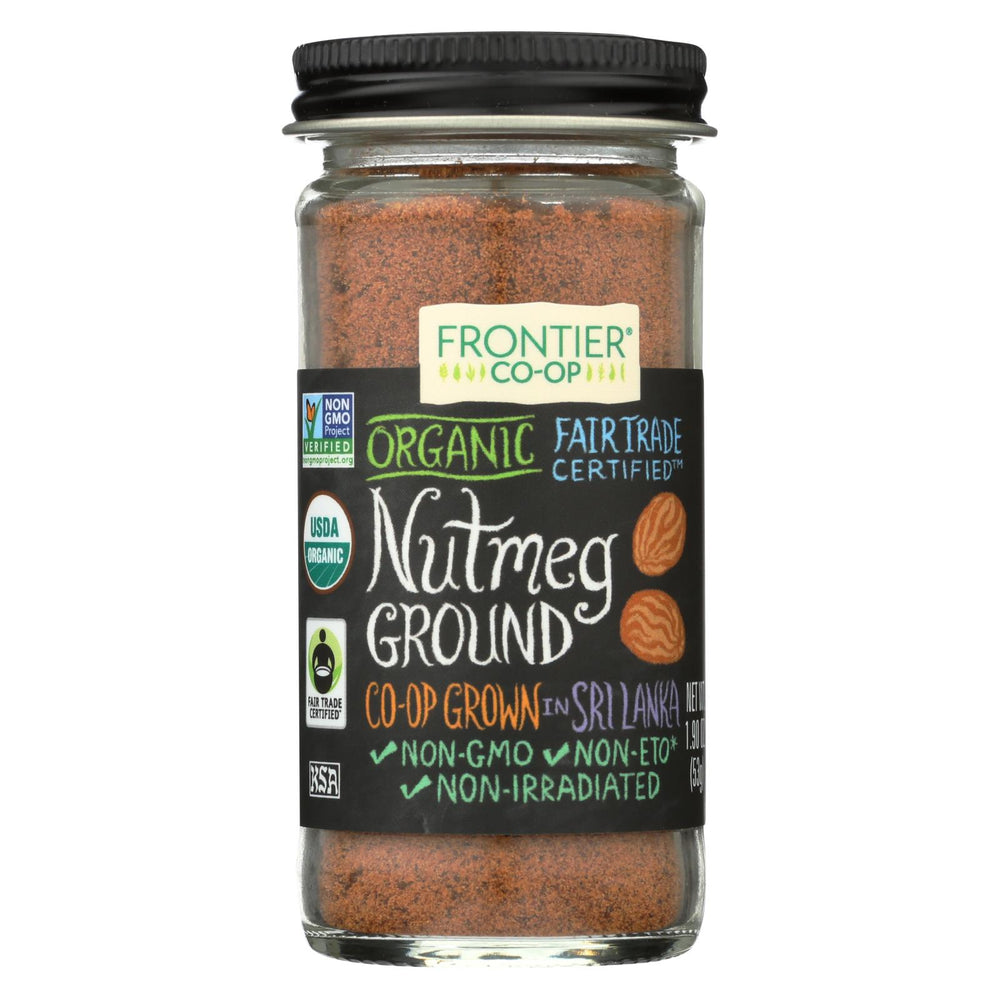 Frontier Herb Nutmeg - Organic - Fair Trade Certified - Ground - 1.9 Oz