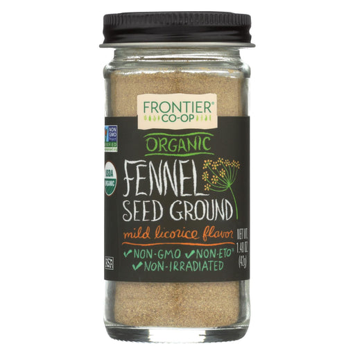 Frontier Herb Fennel Seed - Organic - Ground - 1.60 Oz