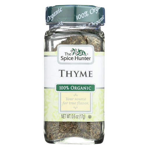 Spice Hunter 100% Organic Spice - Thyme - Case Of 6 - .6 Oz